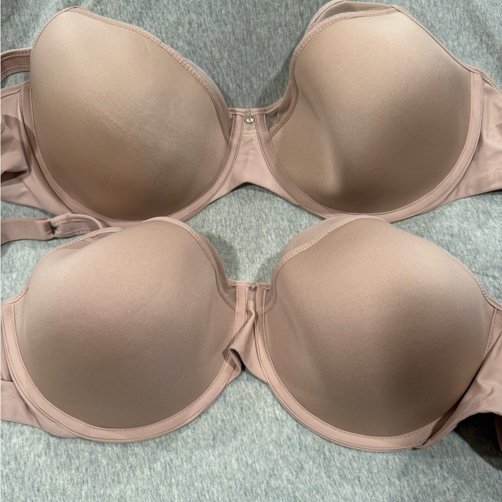 2 Bali 40D Smooth U Ultra Light Shaping Underwire Bra 3439 Nude